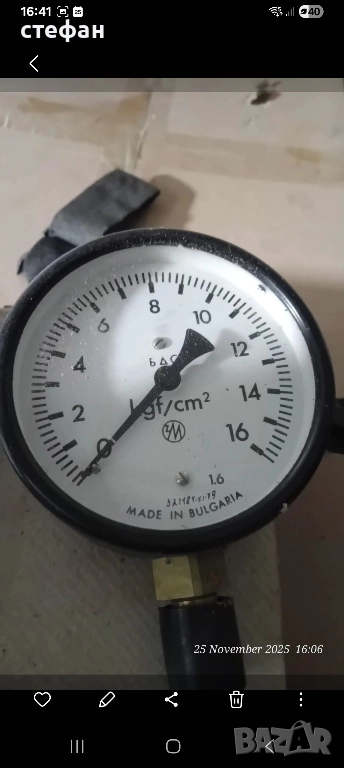 манометър ф100 , снимка 1