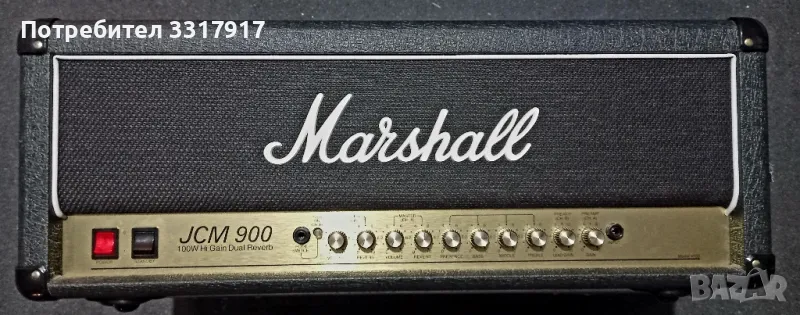 Marshall JCM900 4100 + Marshall 91004 - 2 Button Foot Switch + Hard Case, снимка 1