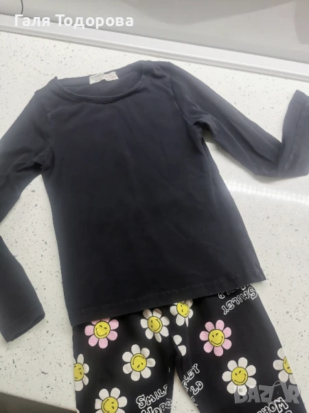 Комплект Зара клин и блуза 122см, снимка 1