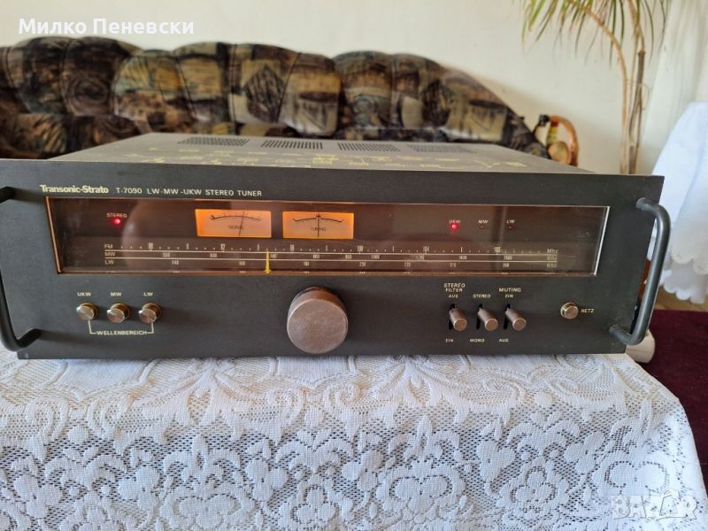 TRANSONIC  STRATO F- 7090 HIFI VINTAGE STEREO TUNER , снимка 1