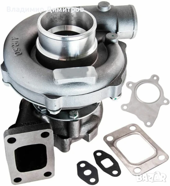 Универсален турбокомпресор T3T4 T04E A/R.50 A/R.63 , снимка 1