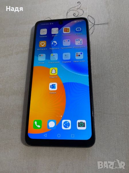 Huawei P Smart 2021 -128GB/4 GB,Dual SIM,зарядно, снимка 1