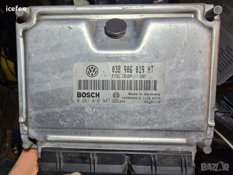 Компютър 1.9 tdi 038 906 019 HT Immo off, снимка 1