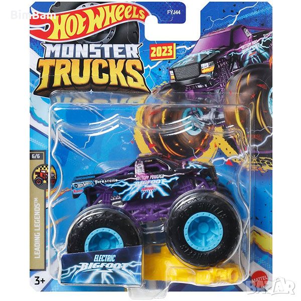 Kамион HOT WHEELS  Monster Trucks - Electric BIG FOOT, снимка 1