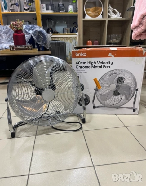 Вентилатор подов Muhler, 60W, индустриален, метален, снимка 1