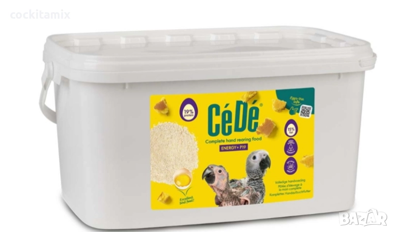 Храна за ръчно отглеждане CéDé Energy+ P19 - 3кг, снимка 1