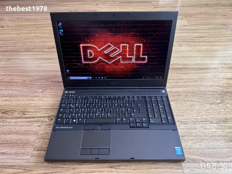 FHD IPS Dell M4800`i7-4810MQ/16GB RAM/256GB SSD+500GB/NVD K2100M/Бат 4ч, снимка 1