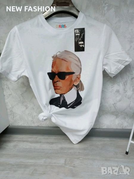 Дамски Памучни Тениски  : XS-2XL: KARL LAGERFELD , снимка 1