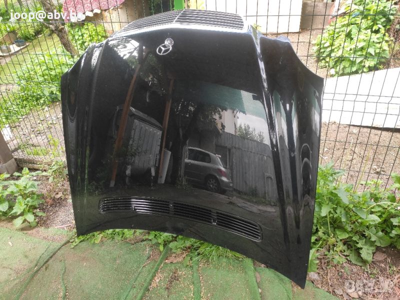 Преден капак Мерцедес Е-клас W211 черен, снимка 1