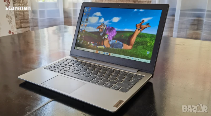 Продавам лаптоп Lenovo ideapad Slim/11.6сКам/2х2.2Ghz/4gb/ssd128gb/5чБат/AMDr3/HDMI, снимка 1