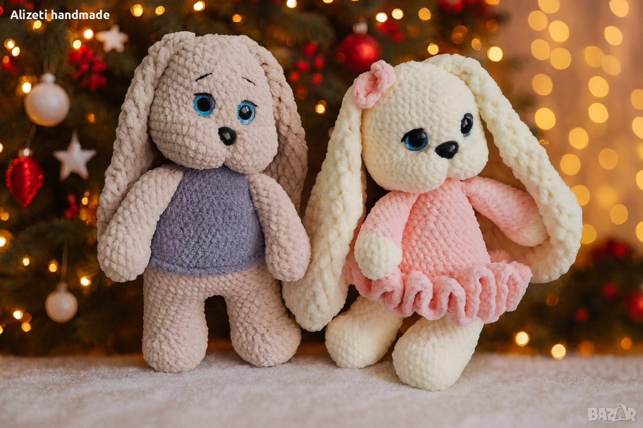 плетени зайчета, снимка 1