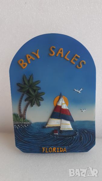 Декоративна плочка за окачване "Bay Sales", Florida, снимка 1