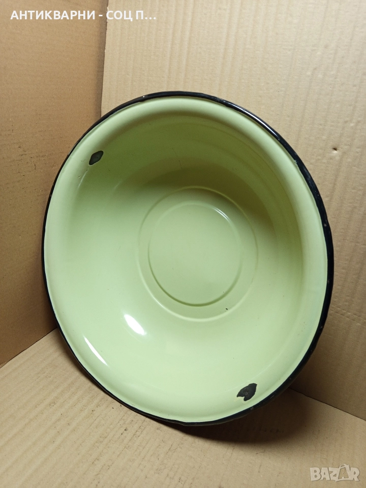 Соц Стар Голям Емайлиран Леген 1979г., снимка 1