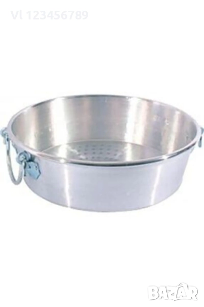 Алуминиева тава кръгла Ф 780 мм, дебелостенна  с дръжки, снимка 1