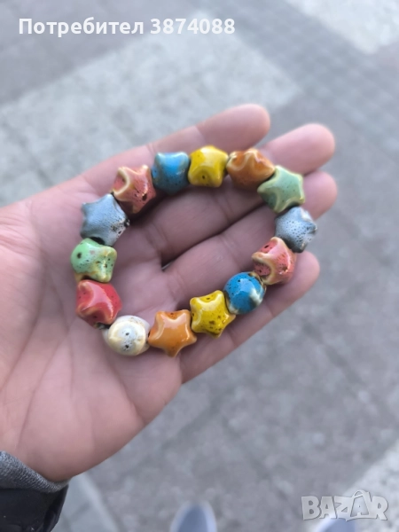 Керамична Гривна Звезди, снимка 1