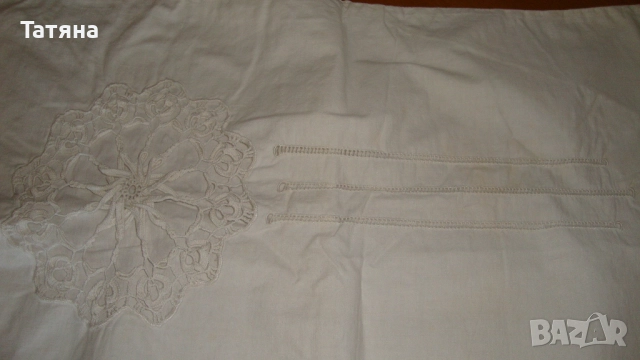 Чаршафи кенар АВТЕНТИЧНИ и калъфка, снимка 7 - Покривки за легло - 50215418