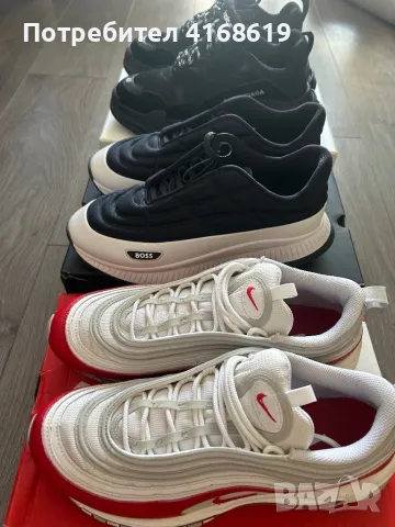 boss, nike air max 97 red, balenciaga triple s , снимка 3 - Ежедневни обувки - 46832566