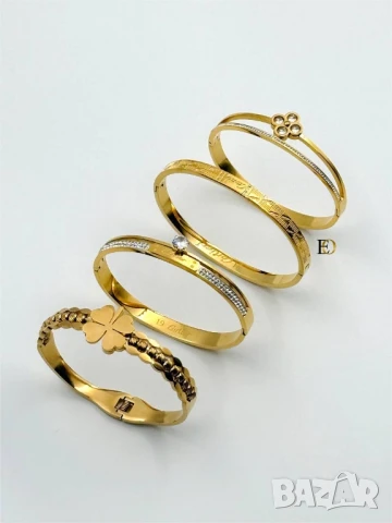 гривна от стомана 
не променя цвета си
висок клас
christian dior louis vuitton hermes cartier , снимка 11 - Гривни - 50970282