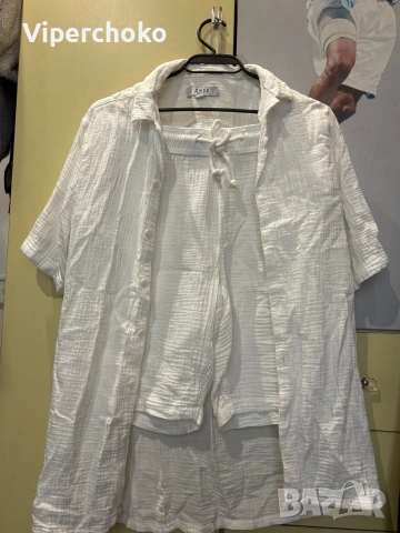 мъжки комплект риза и панталонки размер S