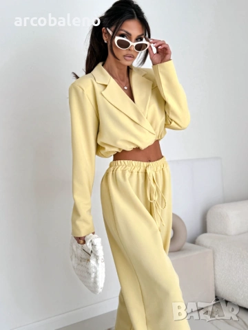 Дамски елегантен комплект от две части, 2цвята , снимка 3 - Комплекти - 53635516