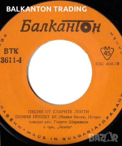 Песни от старите ленти - БАЛКАНТОН - ВТК 3611, снимка 2 - Грамофонни плочи - 46416566