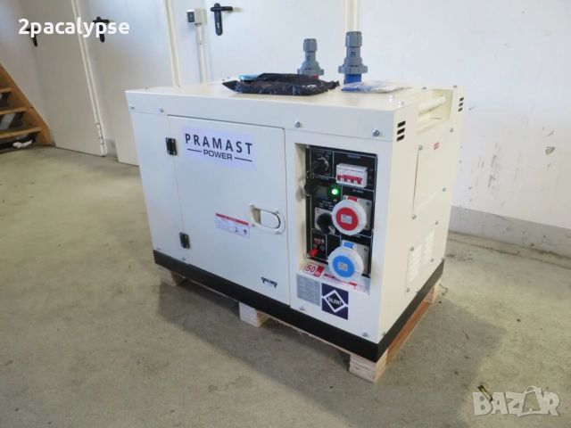 НОВ Трифазен Дизелов Генератор 10kW 230/400V, снимка 2 - Други машини и части - 46772981