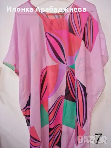 Дамска плажна туника с изкусителни принтове, снимка 8 - Туники - 49411411