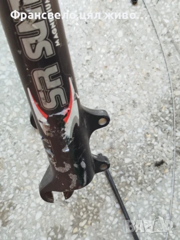 Двукоронна вилка за велосипед колело 26 цола , снимка 2 - Части за велосипеди - 51090634