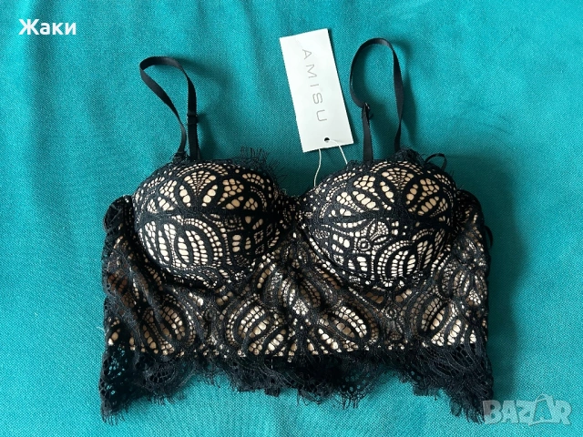 Дамско бюстие с чашка, снимка 2 - Корсети, бюстиета, топове - 53943968