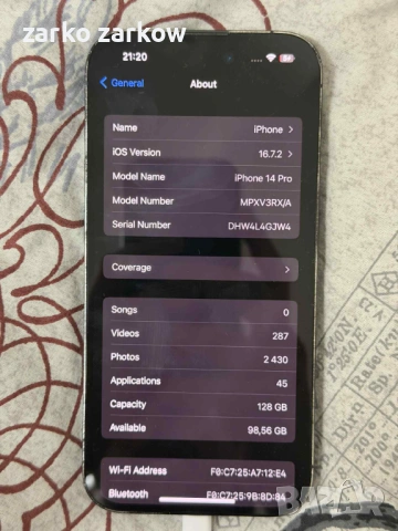  iphone 14 pro 128gb, снимка 3 - Apple iPhone - 53205951