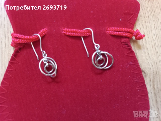 Сребърни обици