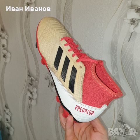  бутонки adidas PREDATOR 18.3 FG  номер 42-43 1/3, снимка 4 - Футбол - 45702210