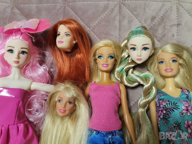 Всичко 15Е! Ретро глави Barbie и тип Барби за Вашите проекти. , снимка 3 - Кукли - 53937190