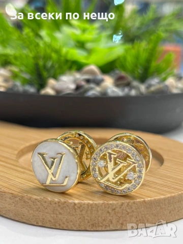 Louis Vuitton Обеци От Медицинска Стомана Луис Витон - Различни Цветове Код SK1210, снимка 9 - Обеци - 54094891