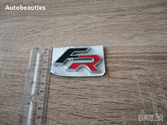 емблема Seat FR черно с червено, снимка 3 - Аксесоари и консумативи - 50074330