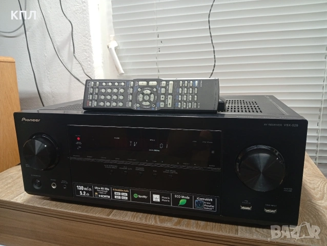 5.2 канален ресийвър Pioneer VSX-529K LAN HDMI 