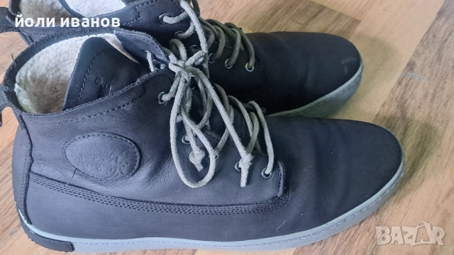 BLACKSTONE original-кожени зимни обувки 45, снимка 13 - Мъжки боти - 52362261