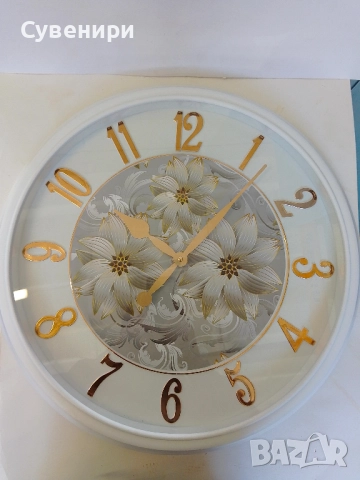 стенен часовник-цветя