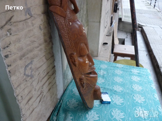 Стара масивна фигура дърво, снимка 7 - Антикварни и старинни предмети - 53635413