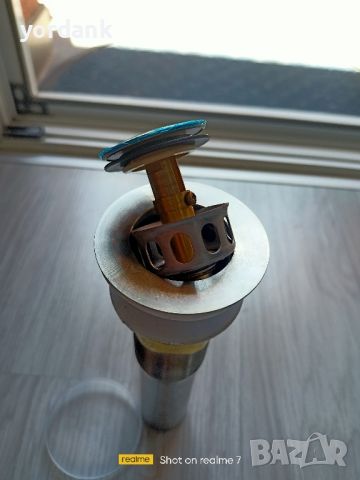 Клик клак клапан за мивка месинг, снимка 4 - Мивки - 46114239