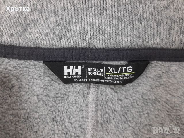 Helly Hansen Varde Fleece - Оригинално мъжко поларено яке р-р XL, снимка 9 - Якета - 51858783