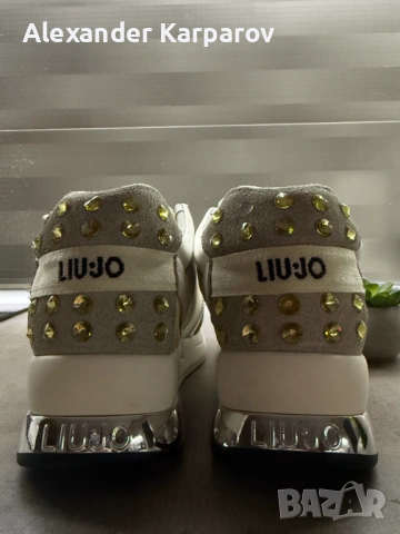 Оригинални Liu Jo дамски маратонки – кристали / дизайнерски модел, снимка 4 - Маратонки - 53727817