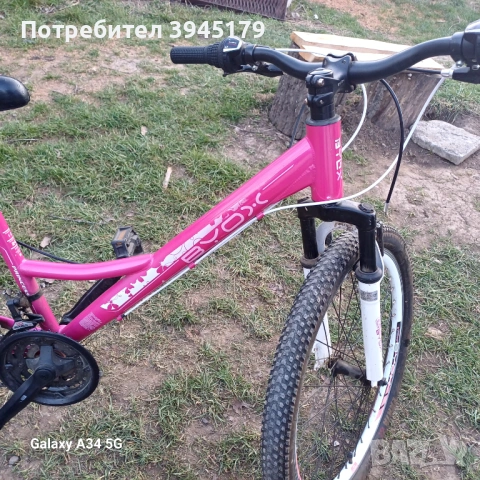 Детско колело 24 цола с нормални следи от употреба., снимка 5 - Велосипеди - 53850230