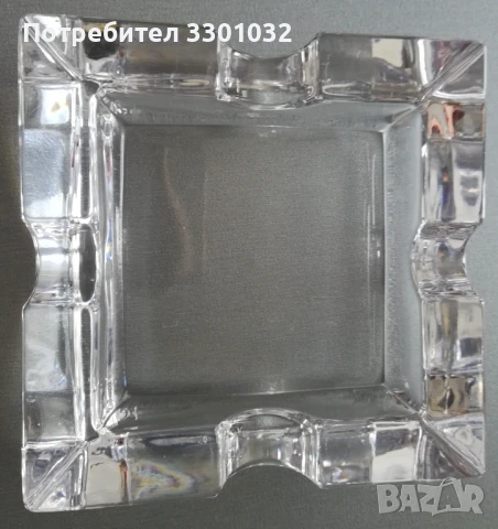 Кристални пепелници Бохемия,за пури и цигари,4 броя, снимка 3 - Други - 51378488