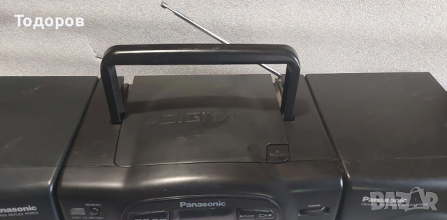 Panasonic RX-DT600 двукасетъчен радиокасетофон със CD плейър, снимка 6 - Радиокасетофони, транзистори - 54255555