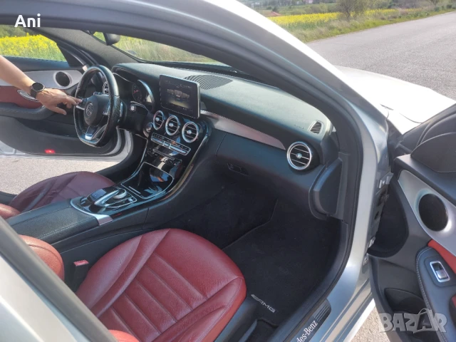 Mercedes C 220 FULL AMG 360° CAM, снимка 12 - Автомобили и джипове - 50570322
