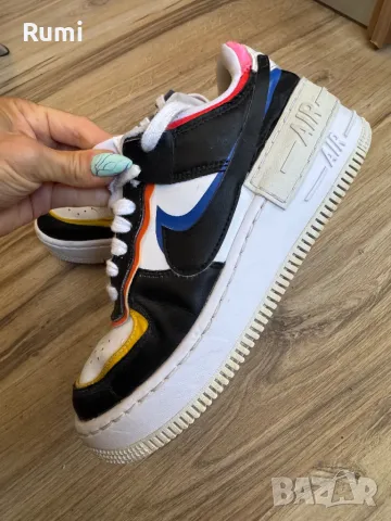 Оригинални кецове Nike Air Force 1 Shadow White Multi ! 38 н, снимка 2 - Чехли - 47323568