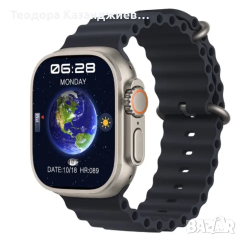 Смарт часовник smart watch T900 Ultra, снимка 2 - Мъжки - 47316657