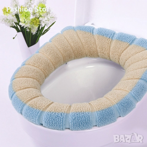 Универсален калъф за капак на тоалетна чиния. Цвета е според наличноста на склада. ПРОМОЦИЯ, снимка 3 - Други - 51894296