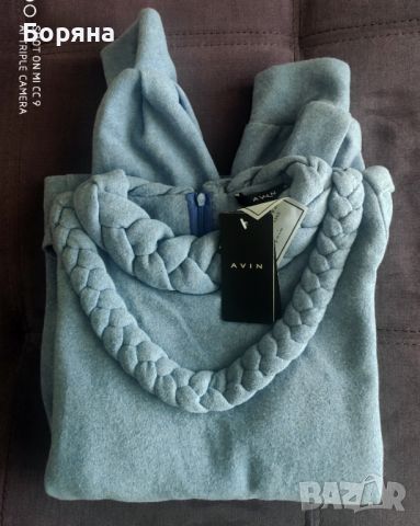 НАМАЛЕН - Avin нов с етикет пуловер с плитки, снимка 7 - Блузи с дълъг ръкав и пуловери - 45099369